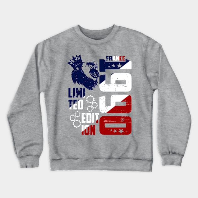 1990 Born in France Limited Edition Crewneck Sweatshirt by BC- One- Shop